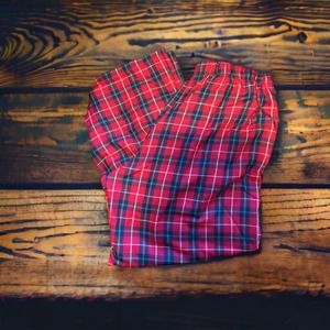 Disney Store  Plaid Flannel Sleep Lounge Pants Drawstring Waist Sz2x